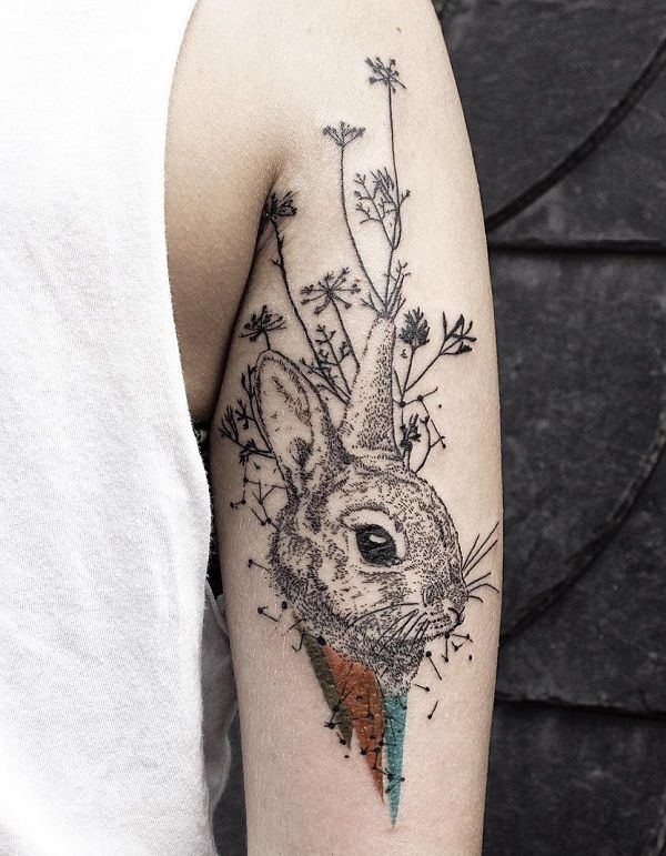 tatuaje de conejo 202