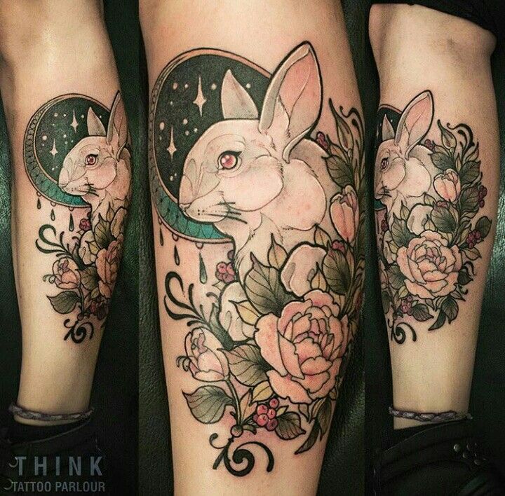 tatuaje de conejo 207