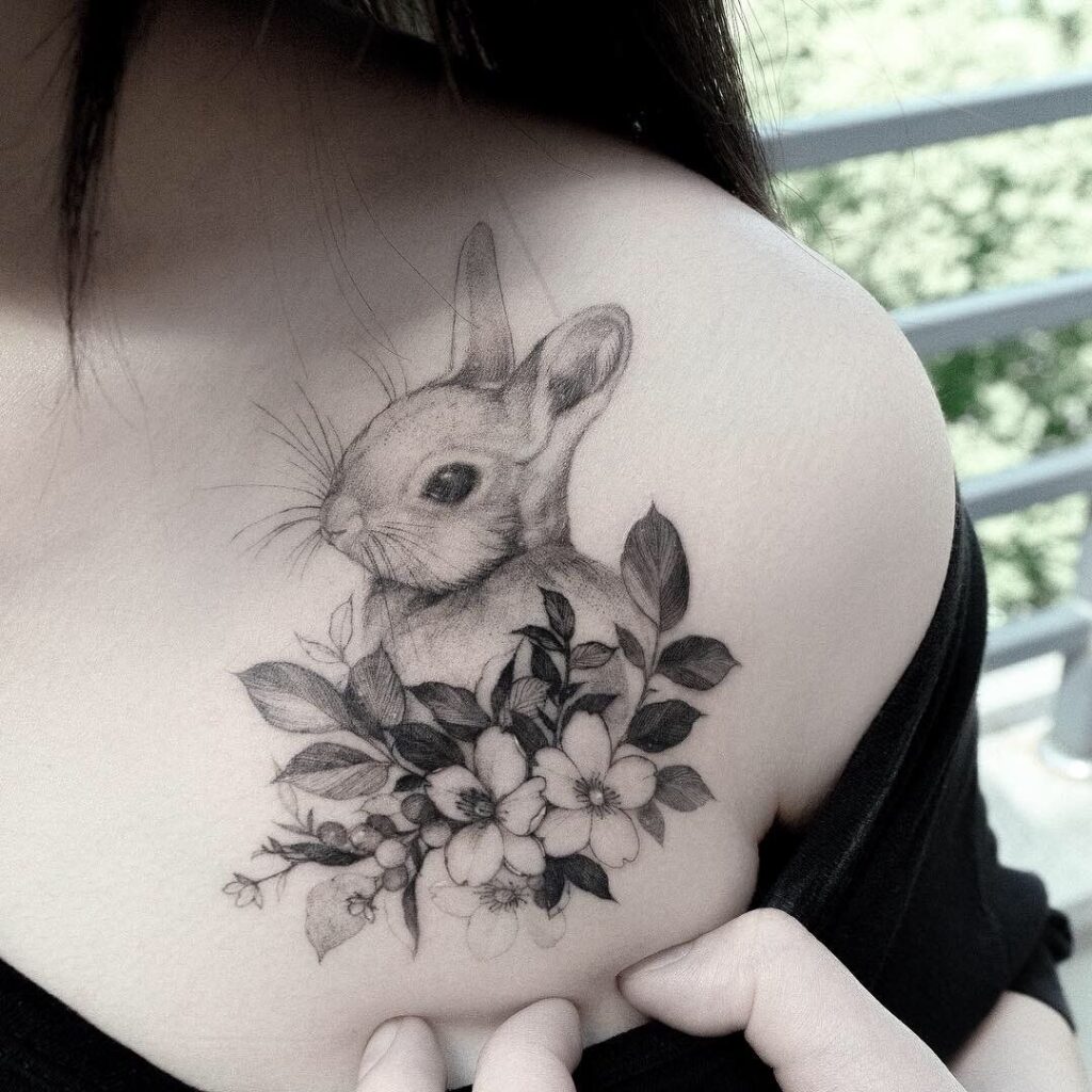 tatuaje de conejo 210