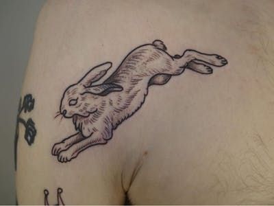 tatuaje de conejo 23