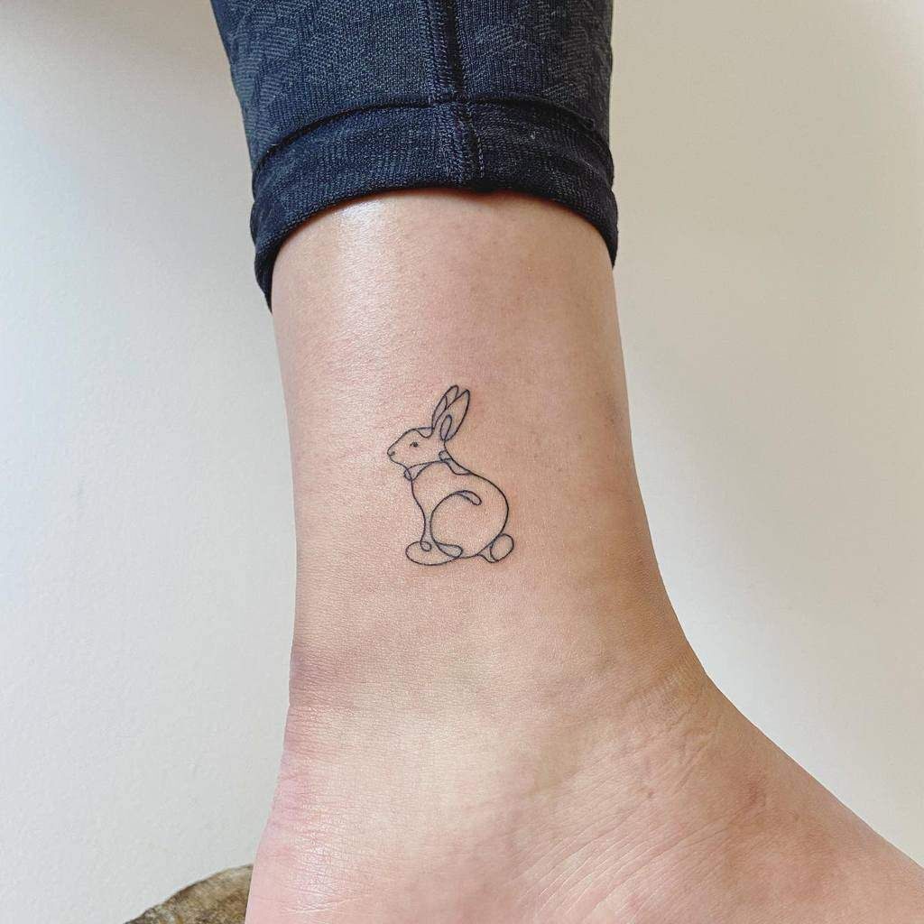 tatuaje de conejo 25