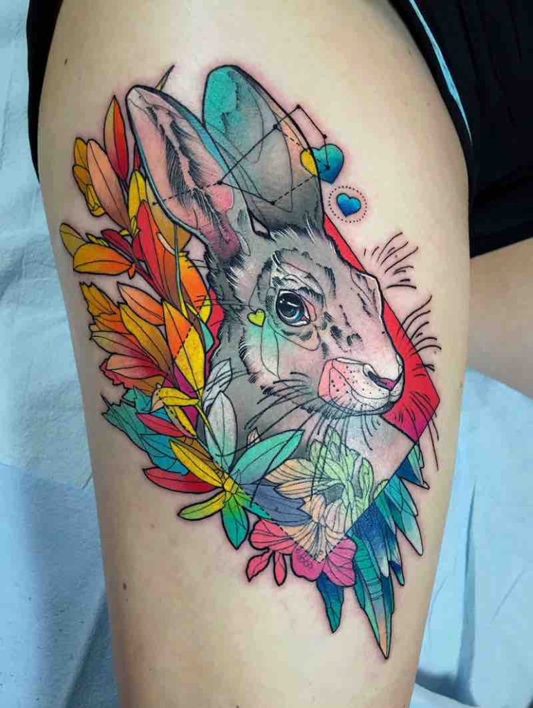 tatuaje de conejo 3