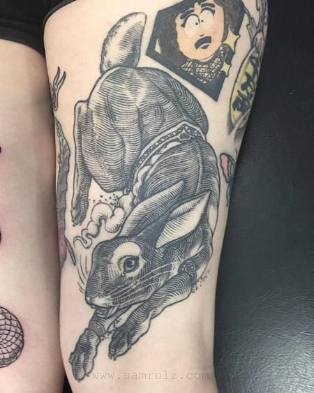 tatuaje de conejo 31