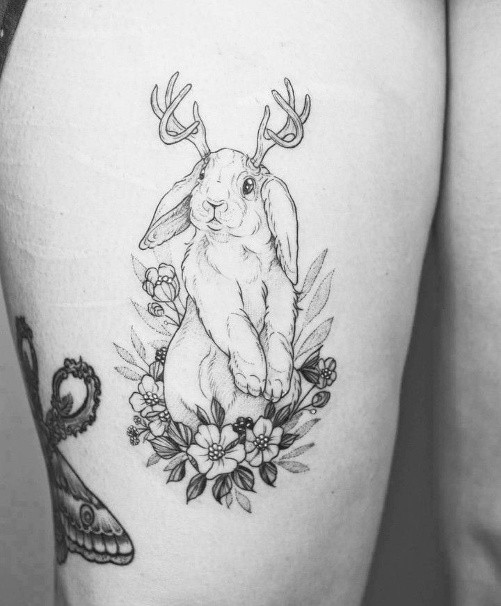 tatuaje de conejo 36