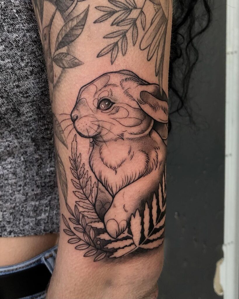 tatuaje de conejo 39