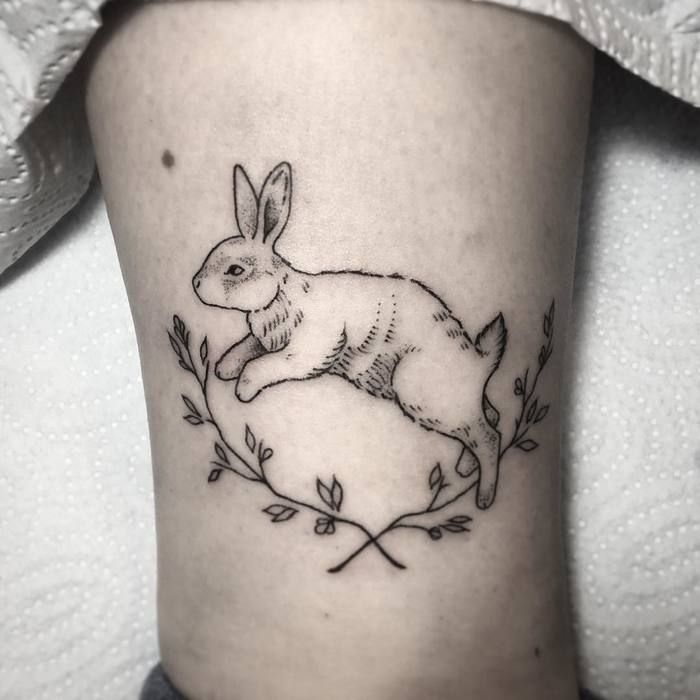 tatuaje de conejo 4