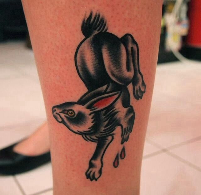 tatuaje de conejo 44