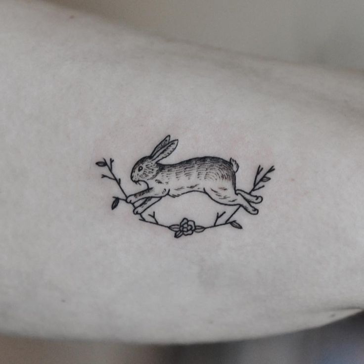tatuaje de conejo 56
