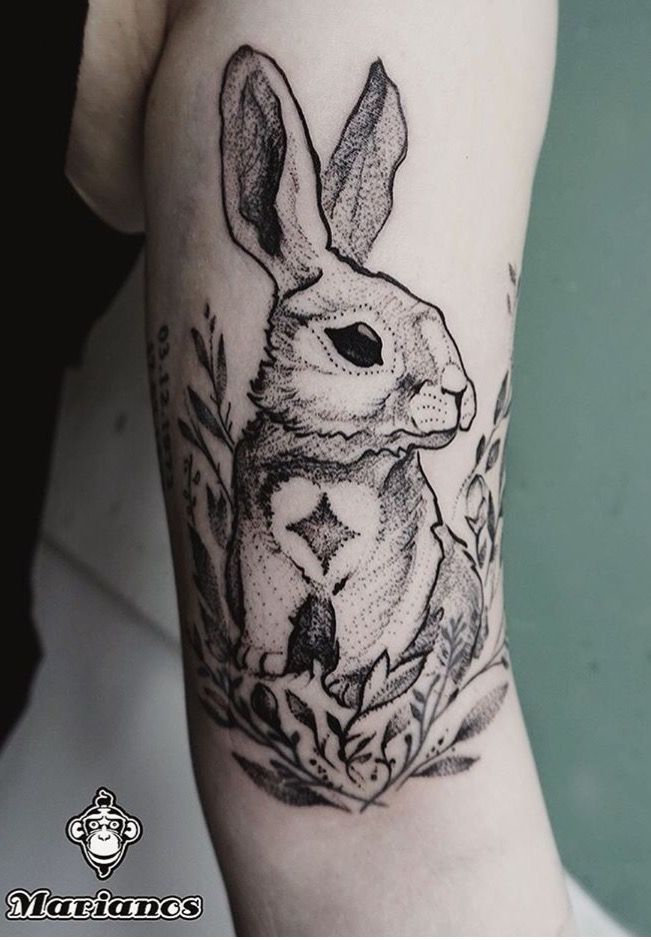 tatuaje de conejo 62