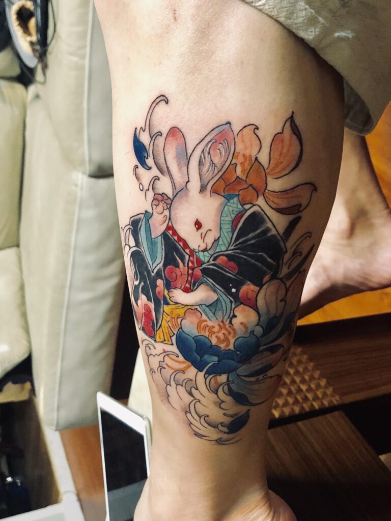 tatuaje de conejo 65