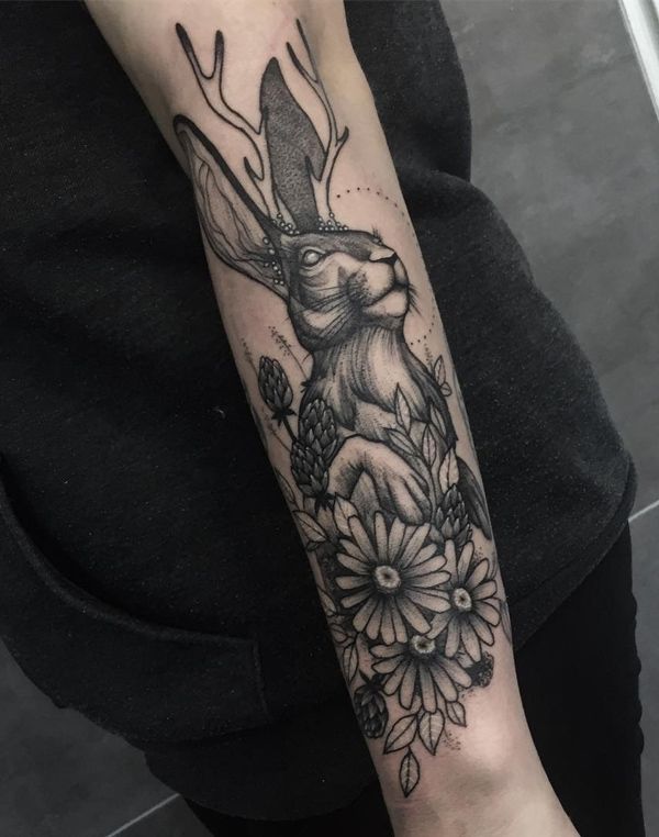 tatuaje de conejo 68