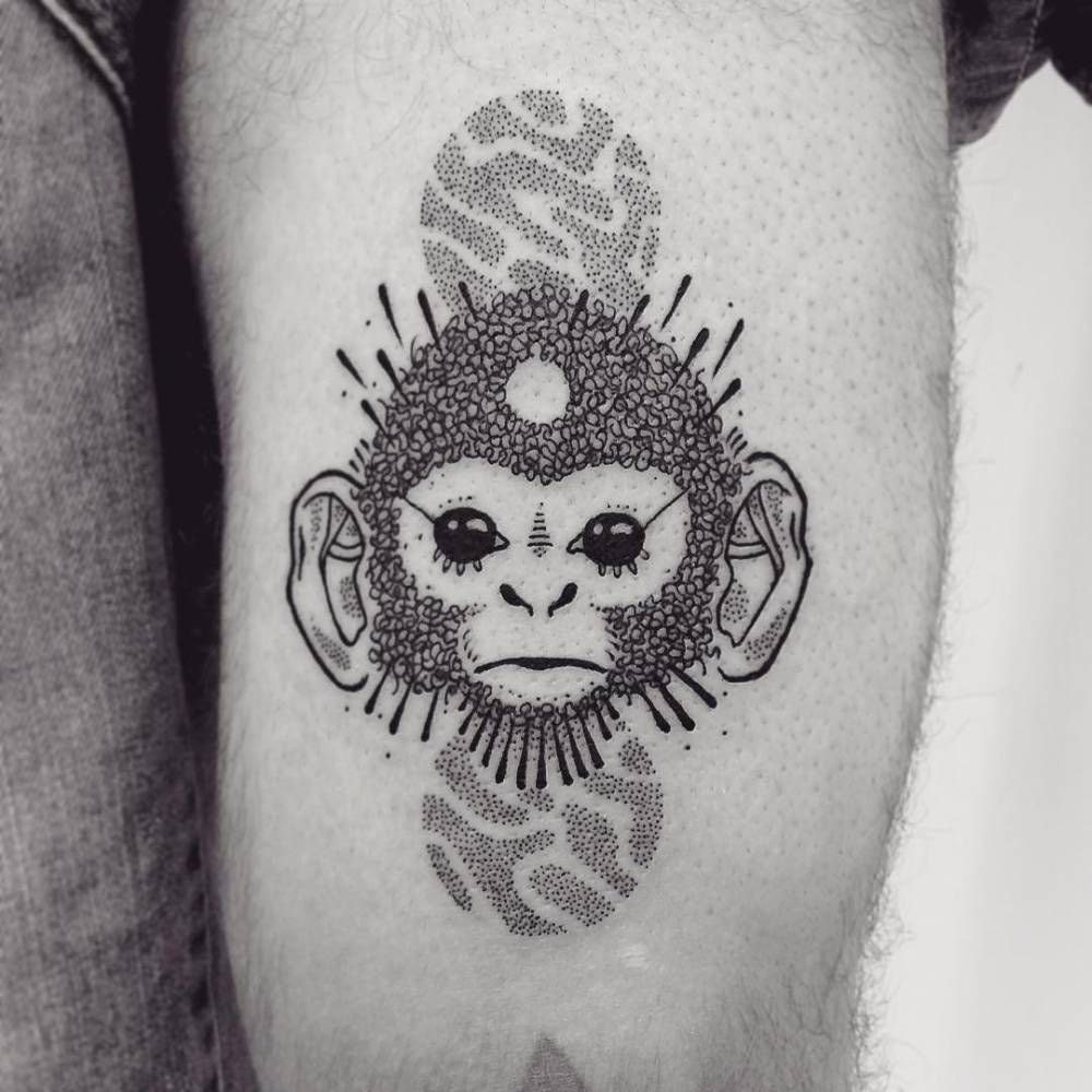 tatuaje de mono 15