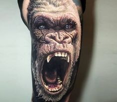 Tatuaje de mono 167