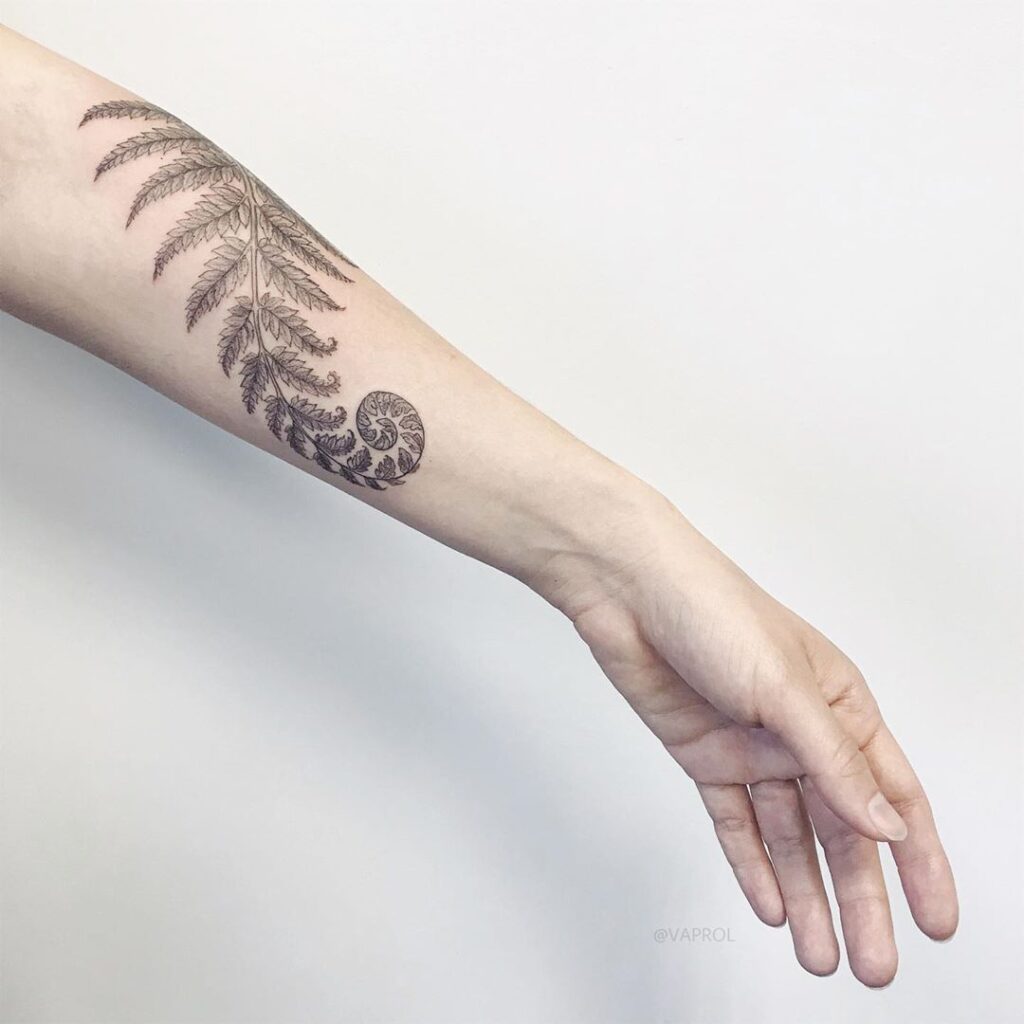 Tatuaje de helecho 144