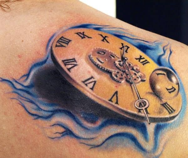 Reloj tatuaje 103