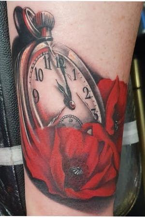 Reloj tatuaje 152