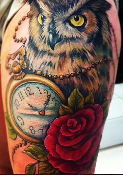 Reloj tatuaje 155