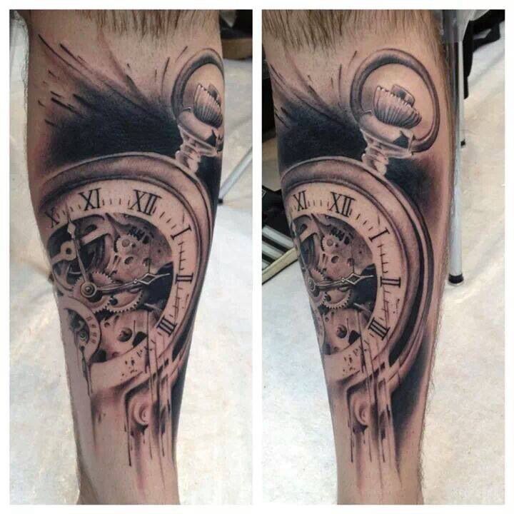 Reloj tatuaje 179