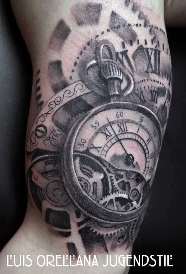 tatuaje de reloj 201