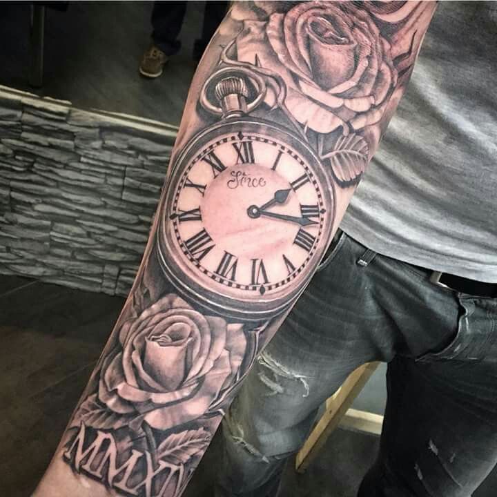 tatuaje de reloj 40