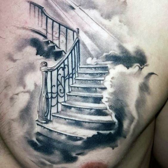 Tatuajes de escaleras 120