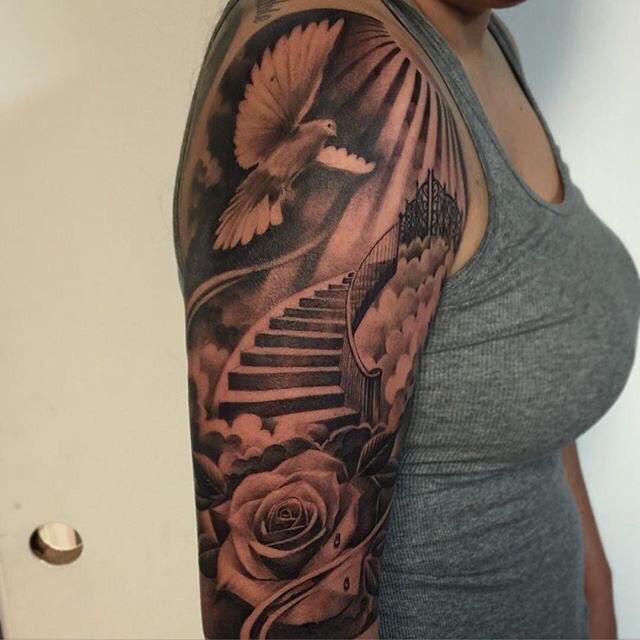 Tatuajes de escaleras 134