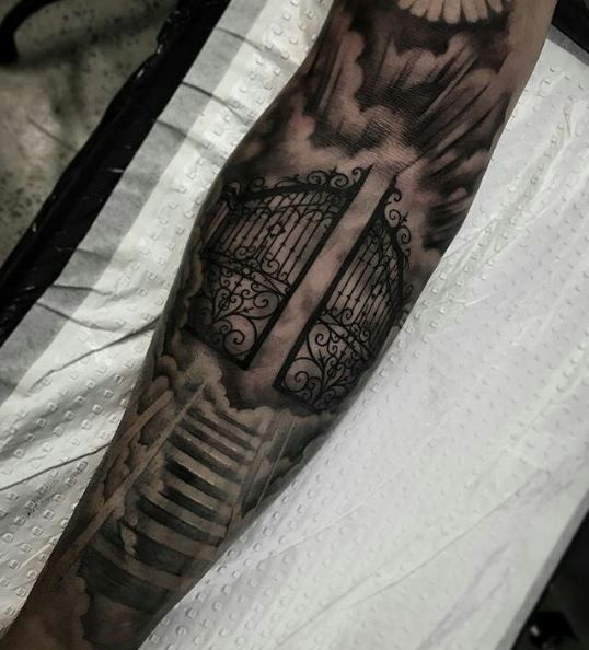Tatuajes de escaleras 137