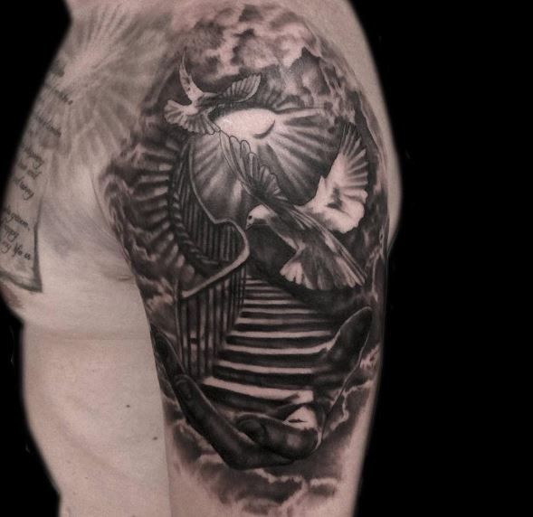 Tatuajes de escaleras 157